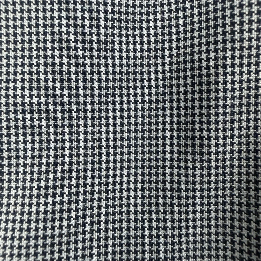 Banana‎ Republic Shirt Mens L Standard Fit Button Down Blue Micro Houndstooth